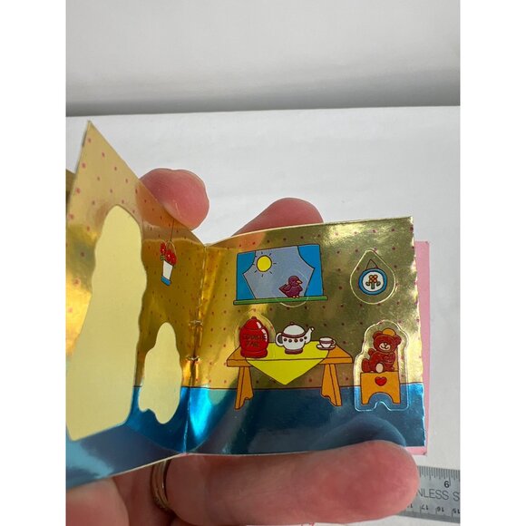 VTG 80s My Favorite Toys Mini Sticker Book Scratch N Sniff Stickers Strawberry G - Picture 6 of 9